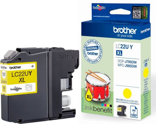 Brother LC-22UY XL Original Druckerpatrone jetzt kaufen Gelb