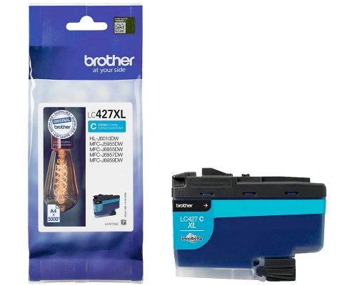 Brother 427XL Original-Druckerpatrone LC-427XLC jetzt kaufen cyan