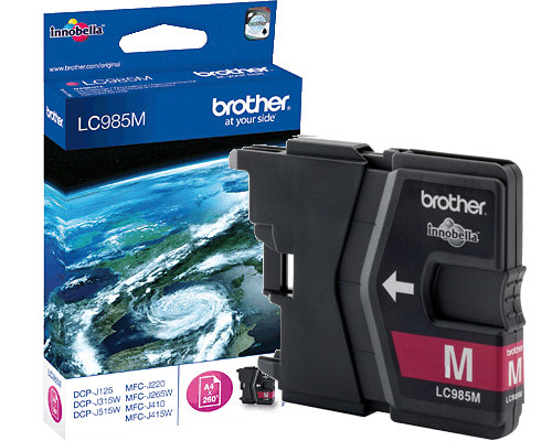 Brother LC985M Tinte Magenta [modell] 
