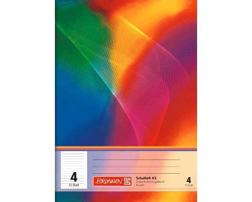 Schulheft A5 16 Blatt Lineatur 04 liniert