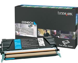 Abverkauf: Original Lexmark-Toner c5240ch Cyan jetzt kaufen  (5.000 Seiten)