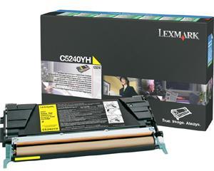 Abverkauf: Original Lexmark-Toner c5240yh Gelb jetzt kaufen  (5.000 Seiten)