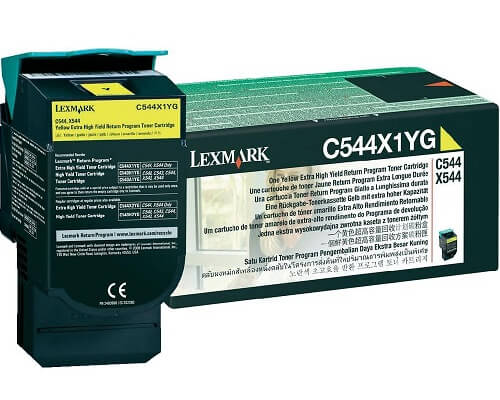 Original Lexmarktoner C544X1YG jetzt kaufen  (4.000 Seiten) Gelb