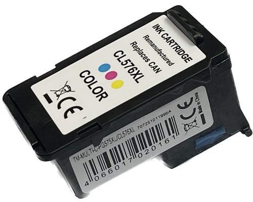 Kompatibel mit Canon CL-576XL Druckerpatrone jetzt kaufen XXL Füllmenge: 13,5 ml color (400 Seiten) von TONERDUMPING