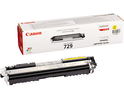Canon 729Y Toner (4367b002) für Canon LBP7010C, 7018C (1.000 Seiten) Gelb