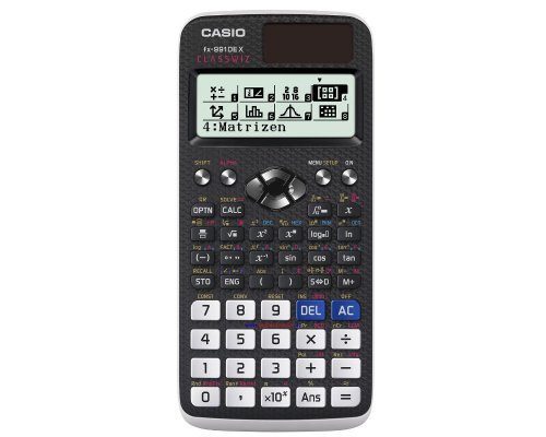 Casio FX-991DE X Schulrechner batterie- und solarbetrieben mit 696 Funktionen