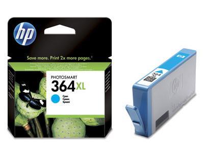 HP 364XL Cyan Original-Druckerpatrone (CB323EE)