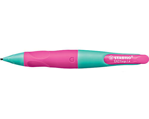 Ergonomischer Druckbleistift STABILO® EASYergo 1.4, türkis/neonpink für Rechtshänder