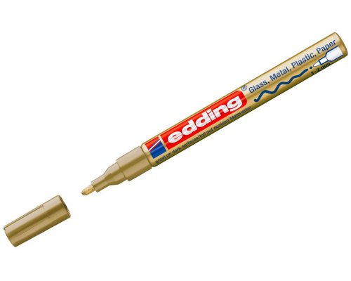 Glanzlack-Marker Edding 751, 1-2 mm, Rundspitze, gold