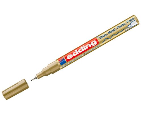 Glanzlack-Marker Edding 780, 0,8 mm, Rundspitze, gold