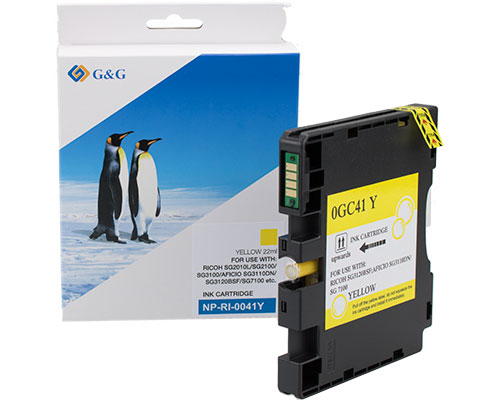 Kompatibel mit Ricoh GC41Y/ 405768 XL-Druckerpatrone Gelb jetzt kaufen - Marke: G&G