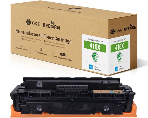 Kompatibel mit HP 410X / CF411X Toner Cyan jetzt kaufen - Marke: G&G Reborn