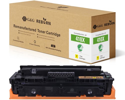Kompatibel mit HP 410X / CF412X Toner Gelb jetzt kaufen - Marke: G&G Reborn