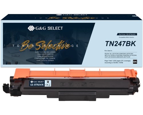 Kompatibel mit Brother TN-247BK Premium-Toner Schwarz jetzt kaufen - Marke: G&G Select