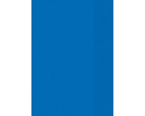 Heftumschlag A4, transparent, blau, PP