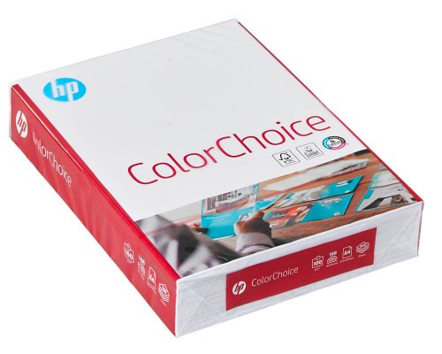 HP ColorChoice Farblaserpapier A4 100g mit ColorLok-Technologie (500 Blatt)