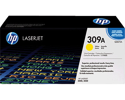 HP 309A Gelb Originaltoner (Q2672A) [modell]