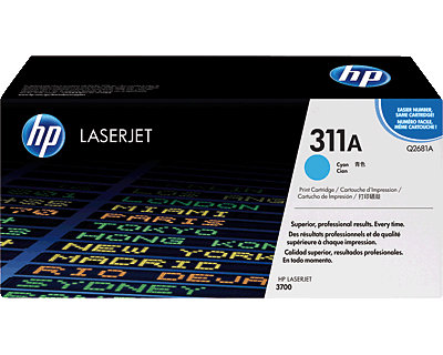 HP 311A Cyan Originaltoner (Q2681A) [modell] 