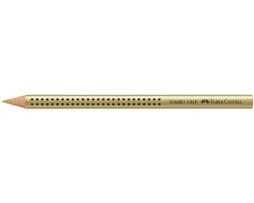 Faber-Castell Jumbo-Buntstift GRIP, metallic, gold, wasservermalbar
