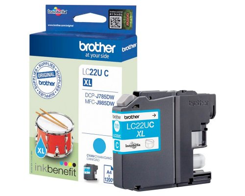 Brother LC-22UC XL Original-Druckerpatrone Cyan jetzt kaufen