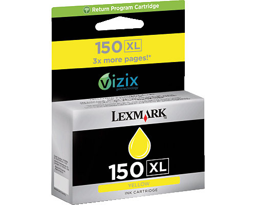 Original Lexmark Druckerpatrone 150XL jetzt kaufen (700 Seiten) Gelb