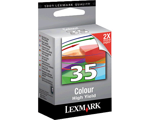 Original Lexmark-Druckerpatrone 18c0035e/ Nr.35, Color (450 Seiten) [modell] 