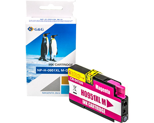 Kompatibel mit HP 951XL/ CN047AE Druckerpatrone Magenta jetzt kaufen - Marke: G&G