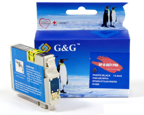 Kompatibel mit Epson T0871 Druckerpatrone Schwarz jetzt kaufen - Marke: G&G