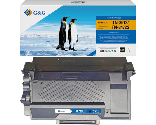 Kompatibel mit Brother TN-3512 XXL-Toner jetzt kaufen (12.000 Seiten) - Marke: G&G