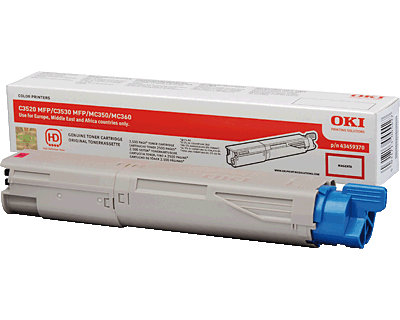 Original OKI-Toner 43459370 Magenta jetzt kaufen  (2.500 Seiten)