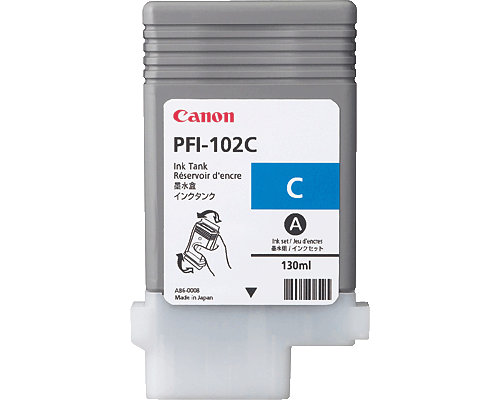 Canon PFI-102C Original-Druckerpatrone [modell] 0896B001 (130ml Cyan)