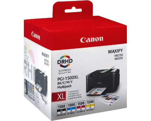 Canon PGI-1500XL C/M/Y/BK Multipack Cyan jetzt kaufen , Magenta, Gelb, Schwarz