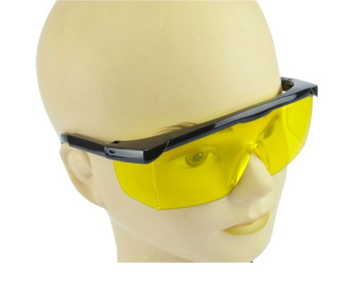 Profi Schutzbrille Gelb