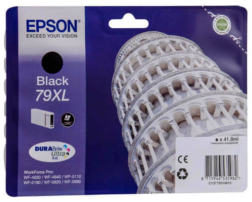EPSON 79XL / T7901 Druckerpatrone (41,8 ml) Schwarz jetzt kaufen