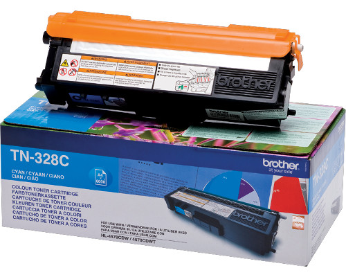 Brother TN-328C Original-Toner jetzt kaufen (6.000 Seiten) Cyan