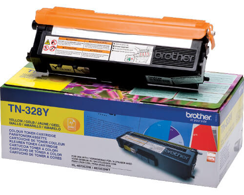 Brother TN-328Y Original-Toner jetzt kaufen (6.000 Seiten) Gelb