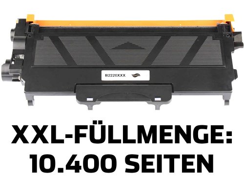 Kompatibel mit Brother TN-2220 / TN-2010 Toner von TONERDUMPING (XXL: 10.400 Seiten) jetzt kaufen