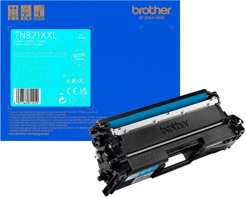 Brother Original-Toner TN821XXLC jetzt kaufen (12.000 Seiten) cyan
