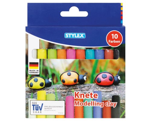 Knete / Modelliermasse 10 Stangen in verschiedene Farben