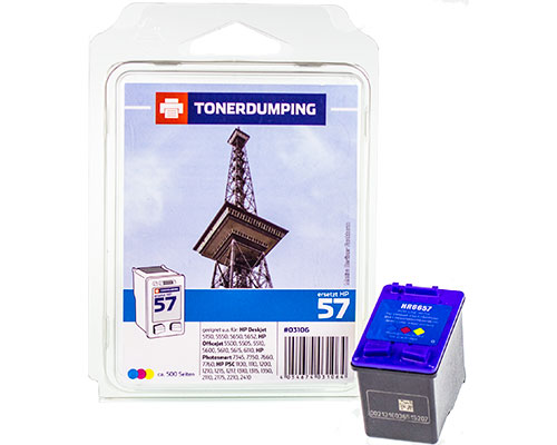Kompatibel mit HP 57 / C6657AE Druckerpatrone Farbe [modell] von TONERDUMPING