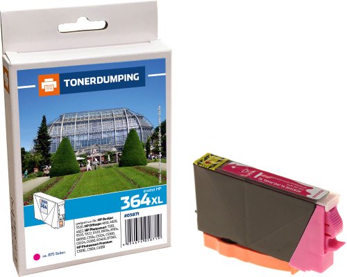 Kompatibel mit HP 364XL/ CB324EE XL-Druckerpatrone Magenta jetzt kaufen von TONERDUMPING