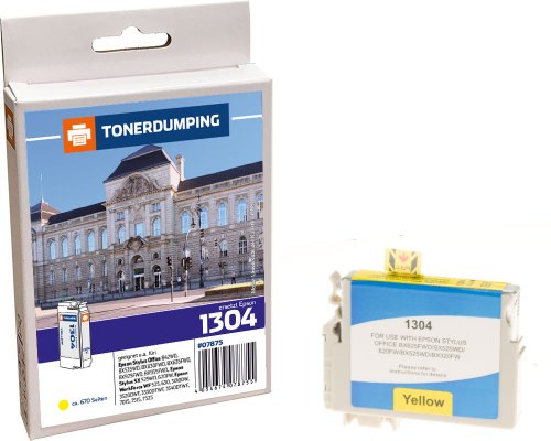 Kompatibel mit Epson T1304 Druckerpatrone Gelb jetzt kaufen von TONERDUMPING