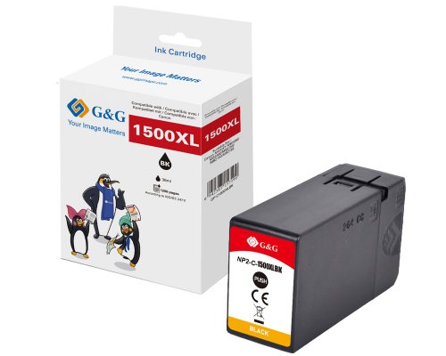 Kompatibel mit Canon PGI-1500XLBK/ 9218B001 XL-Druckerpatrone Schwarz jetzt kaufen - Marke: G&G