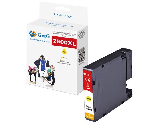 Kompatibel mit Canon PGI-2500XLY/ 9267B001 XL-Druckerpatrone Gelb jetzt kaufen - Marke: G&G