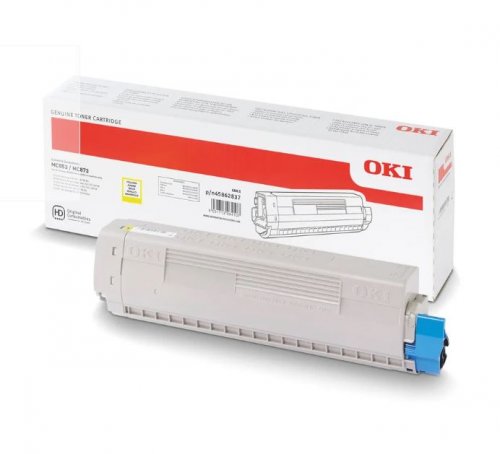 Original OKI-Toner 45862837 jetzt kaufen (7.300 Seiten) Gelb