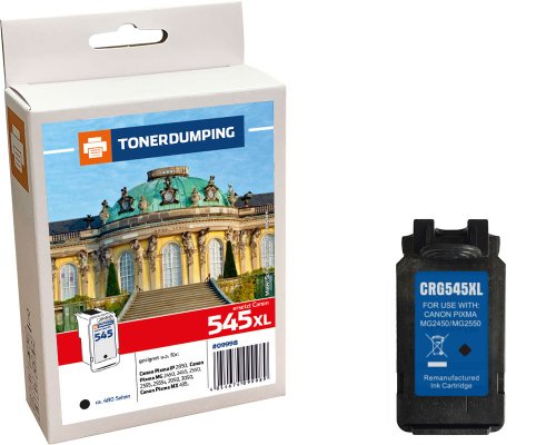 Kompatibel mit Canon PG-545XL/ 8286B001 XL-Druckerpatrone Schwarz jetzt kaufen von TONERDUMPING