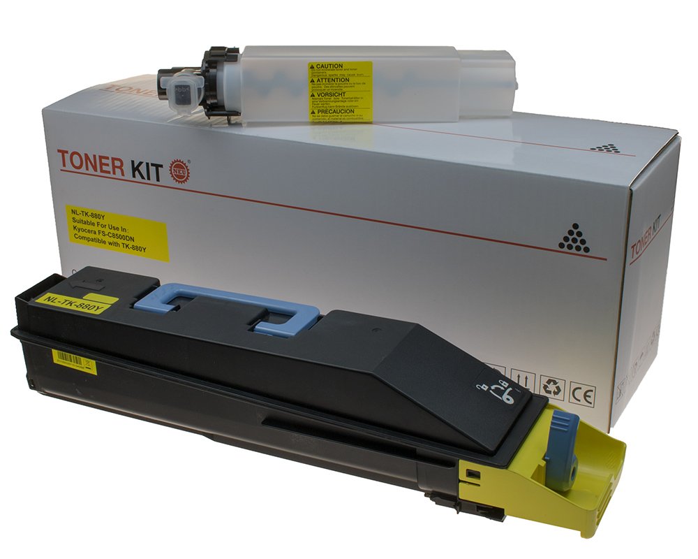 Kompatibel mit Kyocera TK-880Y Toner Gelb [modell] von TONERDUMPING