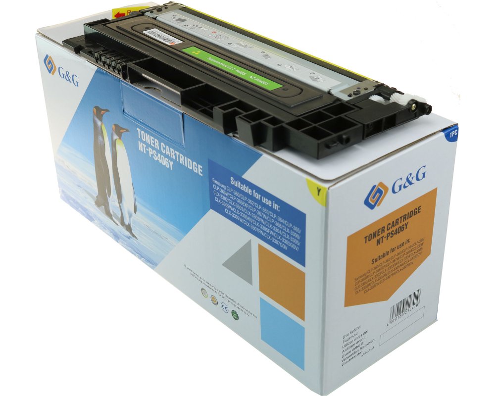 Kompatibel mit Samsung 406 / CLT-Y406S/ELS / HP SU462A Toner Gelb [modell] Marke. G&G