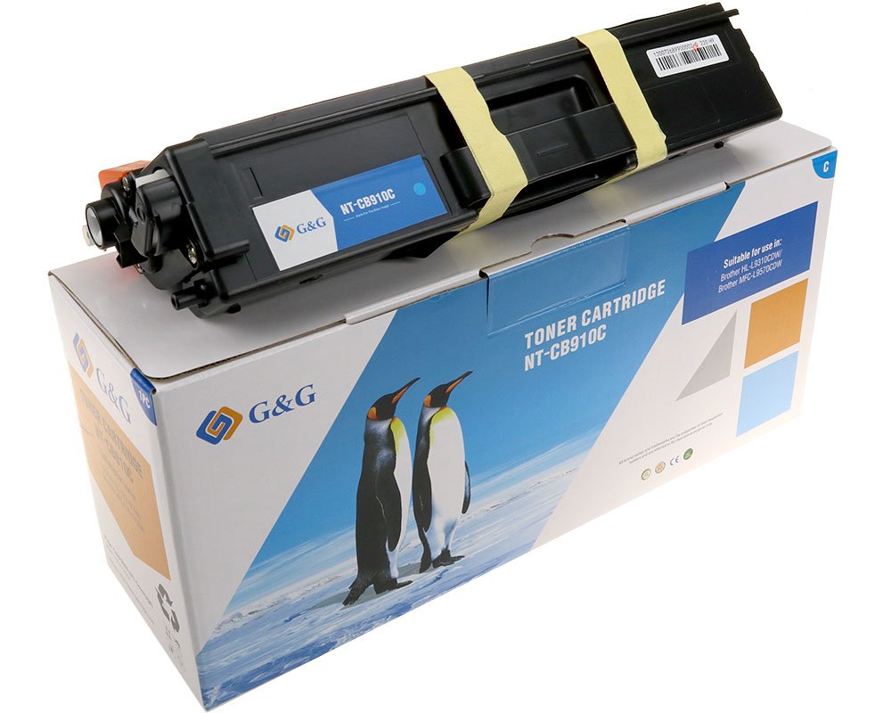 Kompatibel mit Brother TN-910C Toner Cyan [modell] Marke: G&G