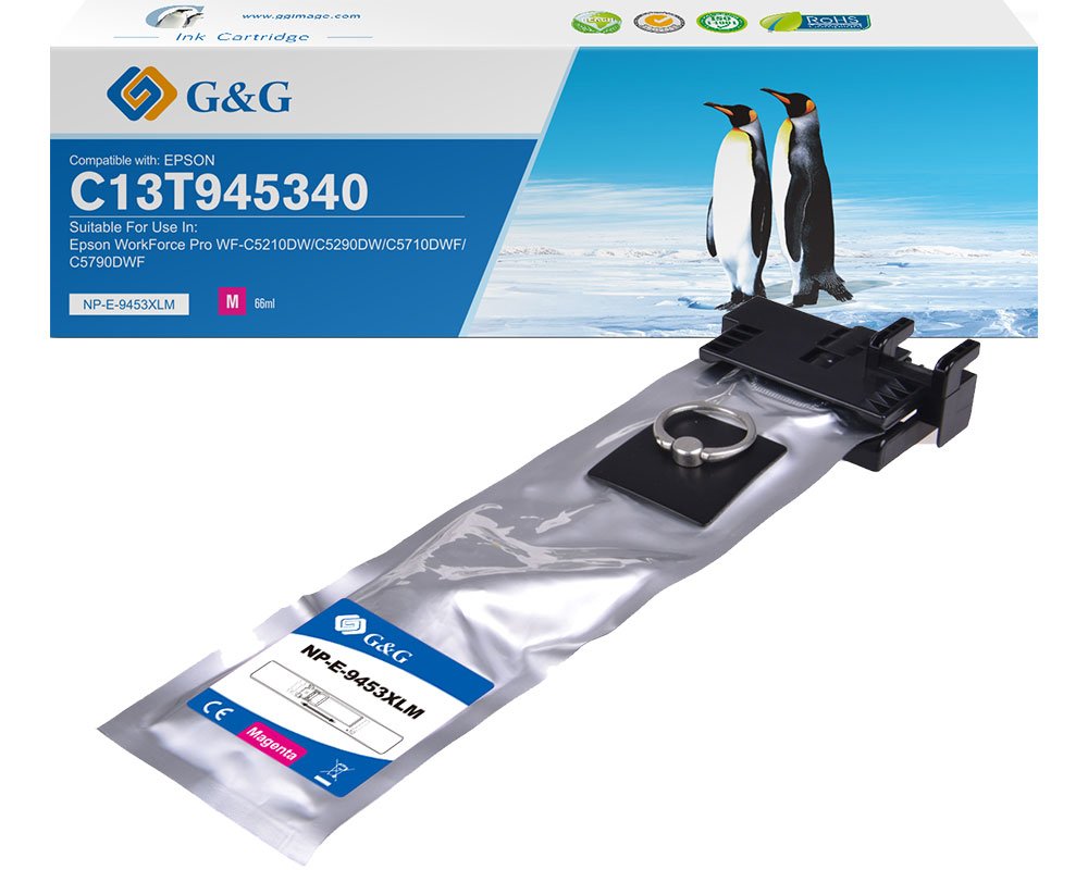 Kompatibel mit Epson T9453 Druckerpatrone Magenta [modell] - Marke: G&G